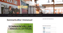 Desktop Screenshot of immanuelskyrkan.com